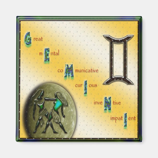 GEMINI MAGNET (Framsidan)
