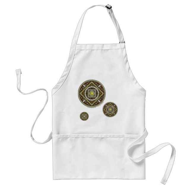 Gemini Mandala Apron Förkläde (Framsidan)