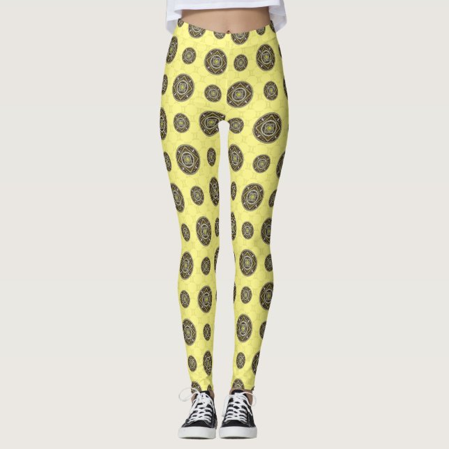 Gemini Mandala Leggings (Framsida)