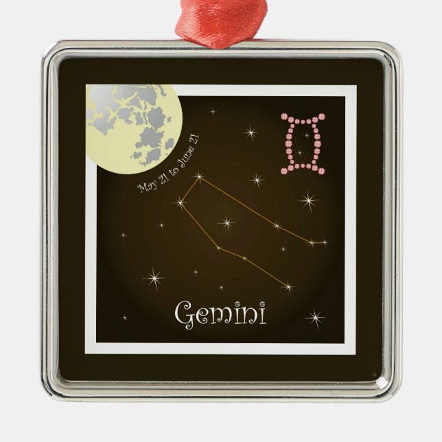 Gemini May 21 to June 21 Ornament (Framsidan)