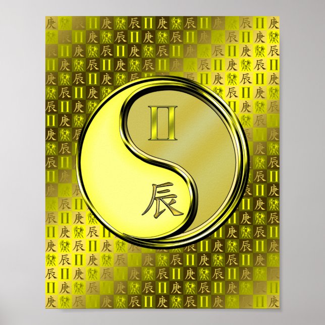Gemini & Metall Dragon Poster (Framsidan)