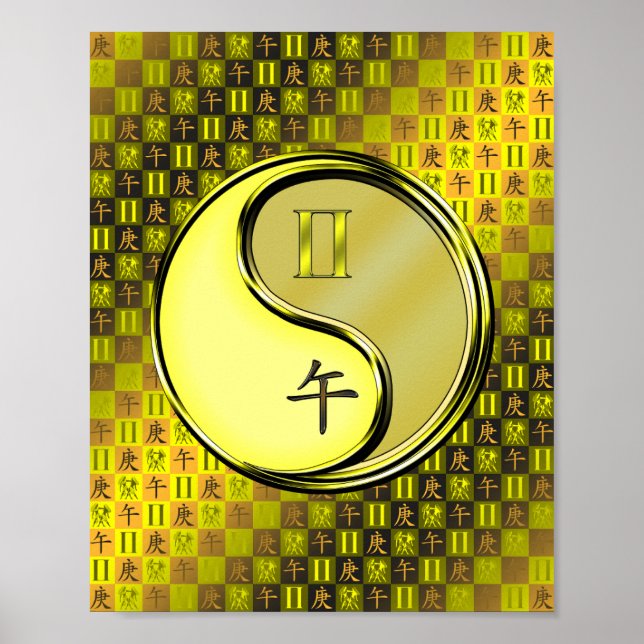 Gemini & Metall Horse Poster (Framsidan)