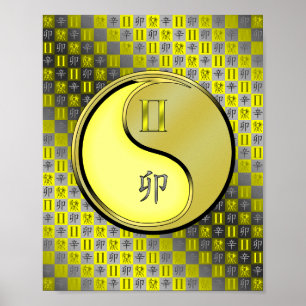Gemini & Metall Rabbit Poster