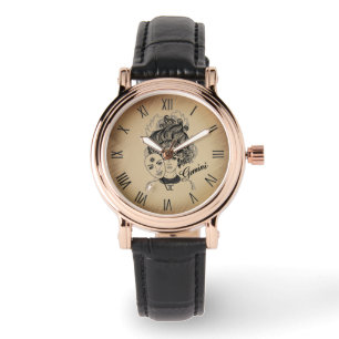 Gemini Mfrågade Dam Zodiac Armbandsur