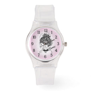 Gemini Mfrågade Dam Zodiac Rosa Armbandsur