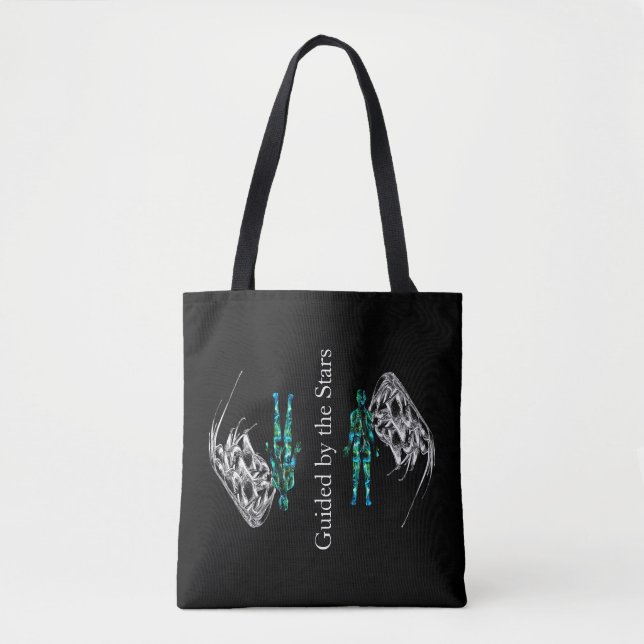 Gemini - Minimalist Zodiac Tote Bag Tygkasse (Framsida)