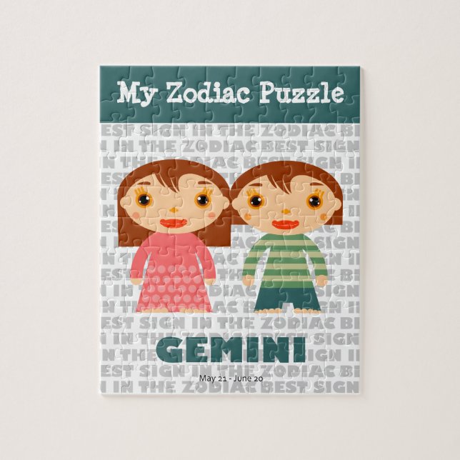 Gemini, My Zodiac Puzzle Pussel (Vertikal)