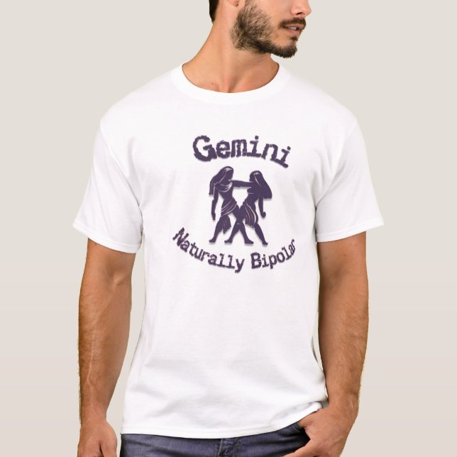 Gemini:  Naturligt bipolärt Tröja (Framsida)
