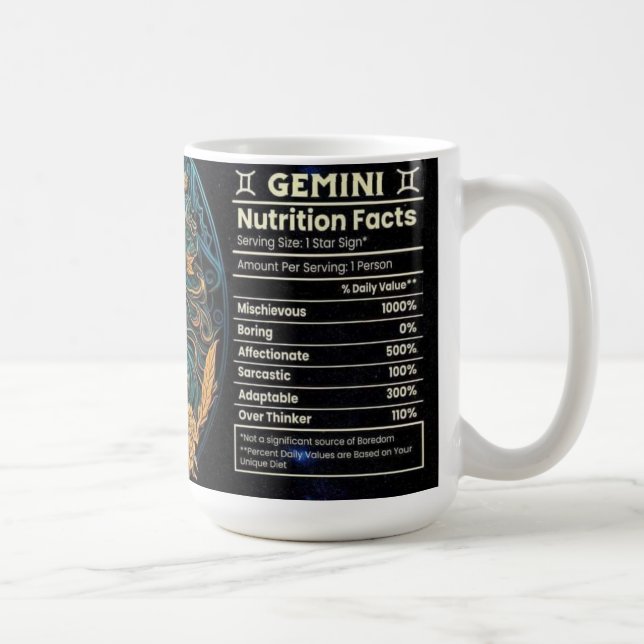 Gemini Nutritional Value Kaffemugg (Höger)
