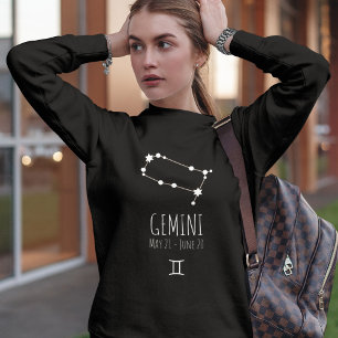 Gemini Personlig Zodiac Constellation T Shirt