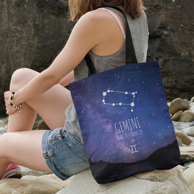 Gemini | Personlig Zodiac Constellation Tygkasse (Skapare uppladdad)