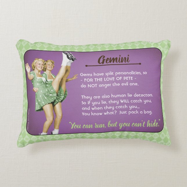 Gemini Pillow Prydnadskudde (Framsidan)