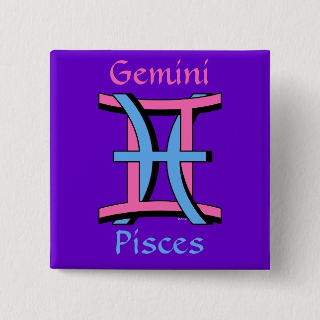 Gemini & Pisces PkBl Knapp (Framsida)