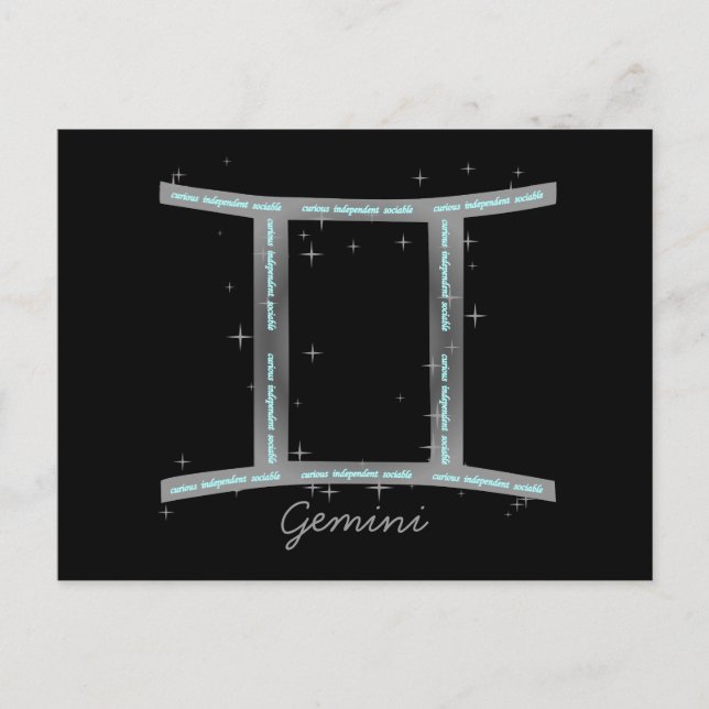 Gemini Postcard Vykort (Framsida)