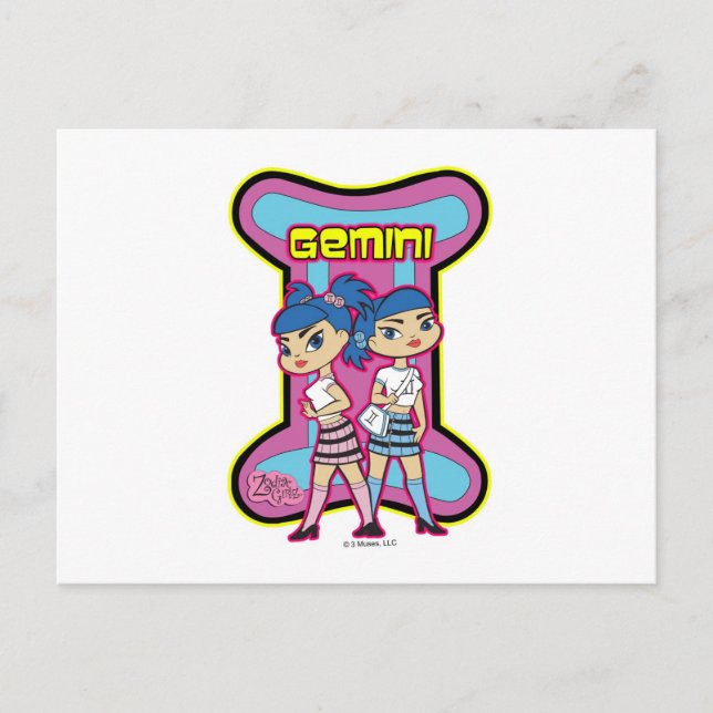 Gemini Postcard Vykort (Framsida)
