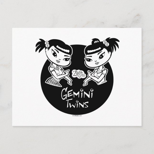 Gemini Postcard Vykort (Framsida)