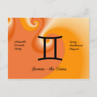 Gemini Postcard Vykort