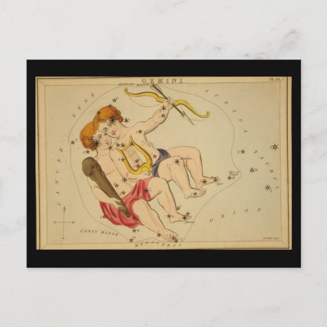Gemini Postcard Vykort (Framsida)