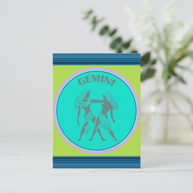 Gemini Postkort Vykort (Stående Fram)