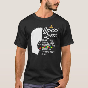 Gemini Queen Cute Zodiac Sign Gemini T Shirt