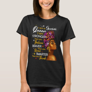 Gemini Queen Sweet as Candy    Birthday for Black  T Shirt