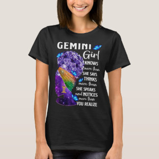 Gemini Queen Sweet as Candy Birthday Gift for Blac T Shirt