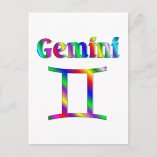 Gemini Rainbow Vykort