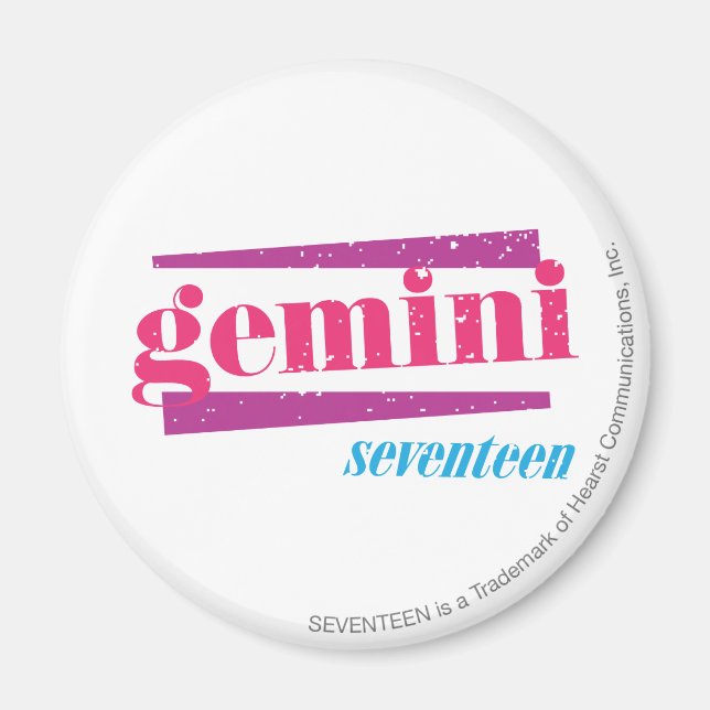 Gemini Rosa Magnet (Framsidan)