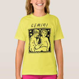 Gemini Season Zodiac Sign Horoscope Logotyp T Shirt