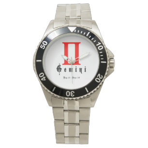 Gemini Sign Astrology Zodiac Armbandsur