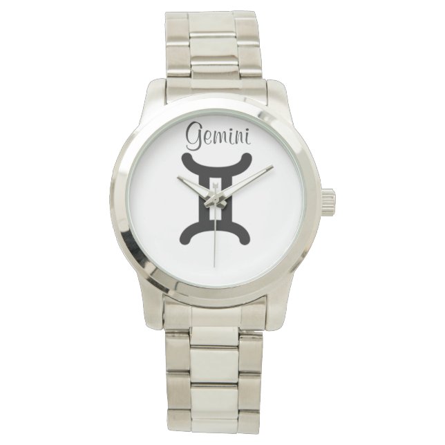 Gemini-signalen av Zodiac. Dam Watches. Armbandsur (Framsida)