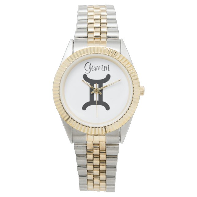 Gemini-signalen av Zodiac. Dam Watches. Armbandsur (Framsida)