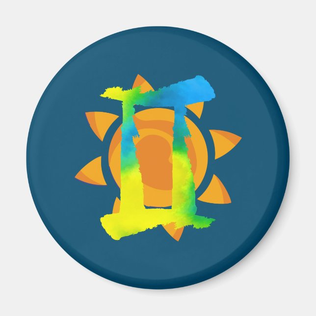 Gemini Sol Magnet (Framsidan)