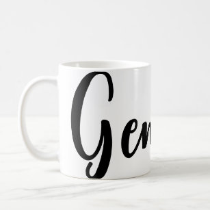 Gemini som beställnings- Zodiac undertecknar Kaffemugg