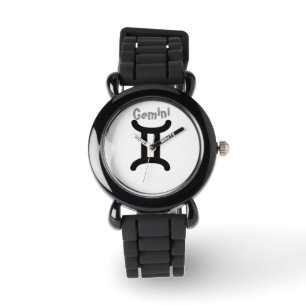 Gemini Stjärntecken. Barnklockor. Armbandsur