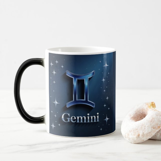 Gemini Stjärntecken Glyph Föränderlig Mugg (Med munk)