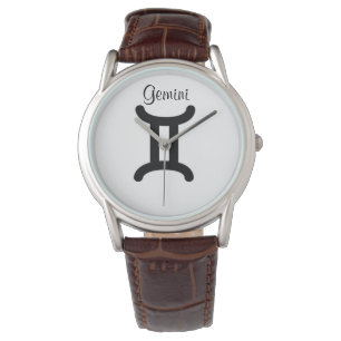 Gemini Stjärntecken Herrklockor. Armbandsur