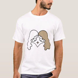 Gemini, stjärntecknet twillingar zodiac astrology t shirt