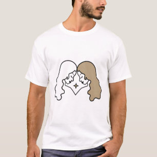 Gemini, stjärntecknet twillingar zodiac astrology t shirt