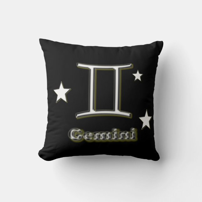 Gemini-symbol Kudde (Framsida)