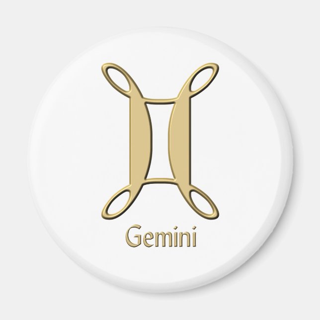 Gemini-symbol Magnet (Framsidan)