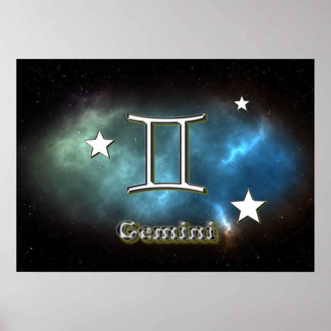 Gemini-symbol Poster (Framsidan)