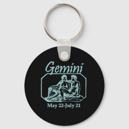 Gemini Teal Nyckelring