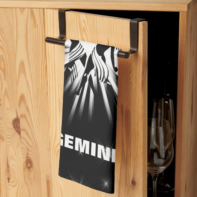 Gemini-tecken Kökshandduk (Thirds Fold)