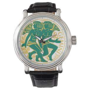 Gemini-tecken på Zodiac Armbandsur