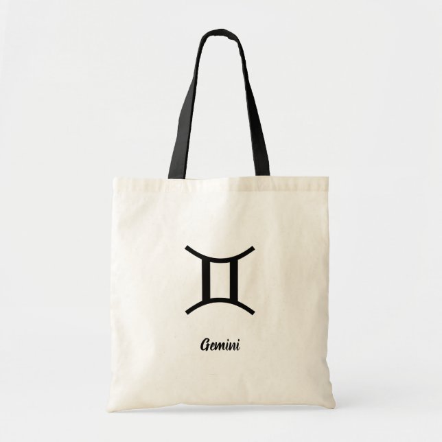 Gemini Tote Bag Tygkasse (Framsidan)