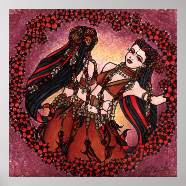 Gemini Tribal Belly Dance Poster (Framsidan)