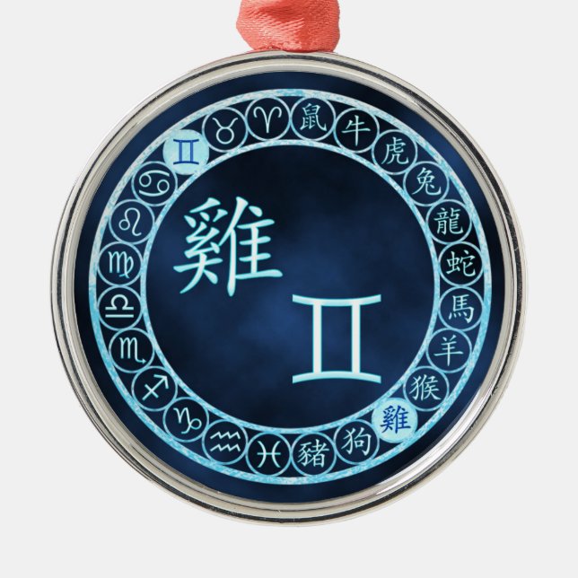 Gemini/Tupp Julgransprydnad Metall (Framsidan)