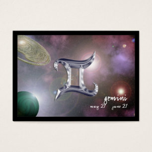 Gemini twillingar ACEO Visitkort
