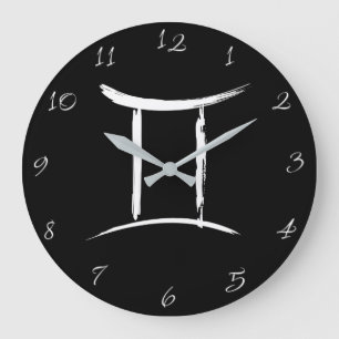 GEMINI, Twillingarna Astrologiskylt, maj måndag Stor Klocka
